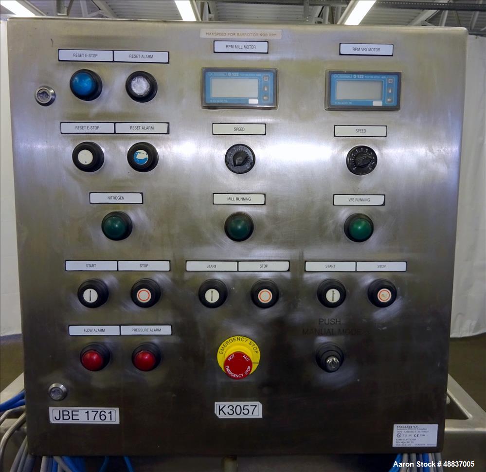 Used Fitzpatrick Fitzmill, Model DAS06.0401, Stainless steel.