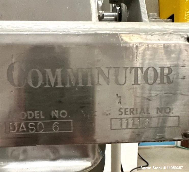 Used Fitzpatrick FitzMill Model DAS06 Stainless Steel Hammer/Knife Mill