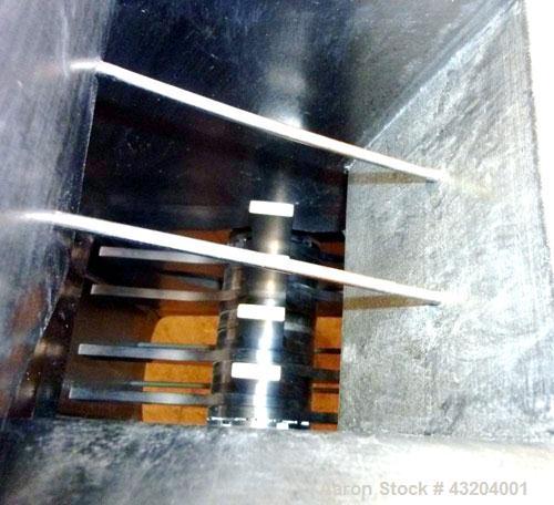 Used Fitzpatrick Fitzmill, Model DAS06, Stainless Steel. (16) Fixed double impact blades. 6" x 11" Cutting chamber, gravity feed throat with pan, no bottom screen. Driven by a 10 hp, 3/60/230/460 vol...