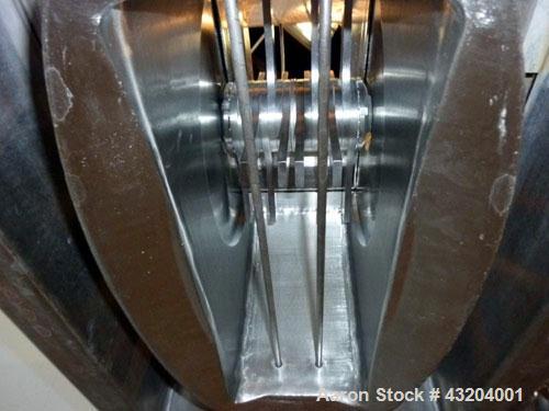 Used Fitzpatrick Fitzmill, Model DAS06, Stainless Steel. (16) Fixed double impact blades. 6" x 11" Cutting chamber, gravity feed throat with pan, no bottom screen. Driven by a 10 hp, 3/60/230/460 vol...