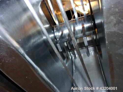 Used Fitzpatrick Fitzmill, Model DAS06, Stainless Steel. (16) Fixed double impact blades. 6" x 11" Cutting chamber, gravity feed throat with pan, no bottom screen. Driven by a 10 hp, 3/60/230/460 vol...