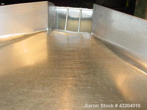 Used Fitzpatrick Fitzmill, Model DASO6, Stainless Steel. (16) Fixed impact/knife blades. 6" x 11" Cutting chamber, gravity feed throat with pan. No bottom screen. Driven by a 10 hp motor. Mounted on ...