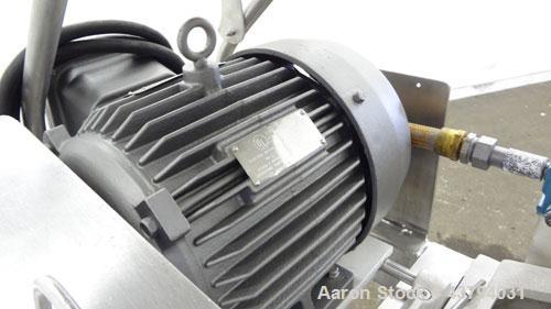 Used Fitzpatrick Fitzmill, Model DAS06, Stainless Steel. (16) Knife/Impact fixed 410/16/20 stainless steel blades, 6” x 11” 304 stainless steel cutting chamber, 316 stainless steel feed throat with a...