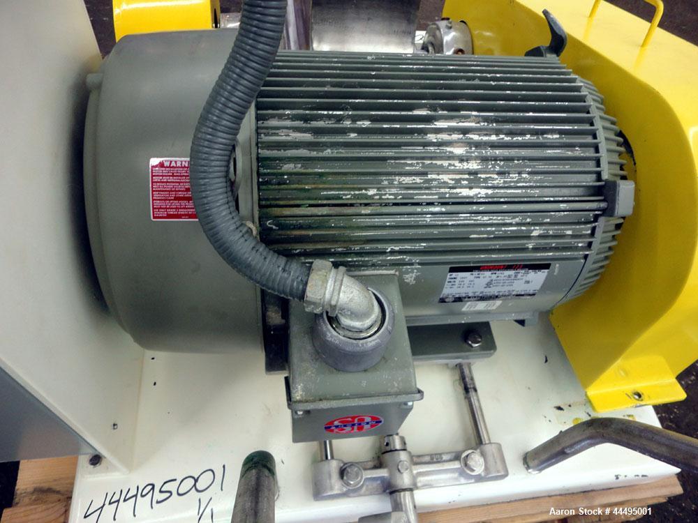 Used Fitzpatrick Fitzmill, Model DAS06, Stainless Steel. (16) Double impact fixed 410/16/20 stainless steel blades, 6” x 11” 304 stainless steel cutting chamber, 304 stainless steel feed throat with ...