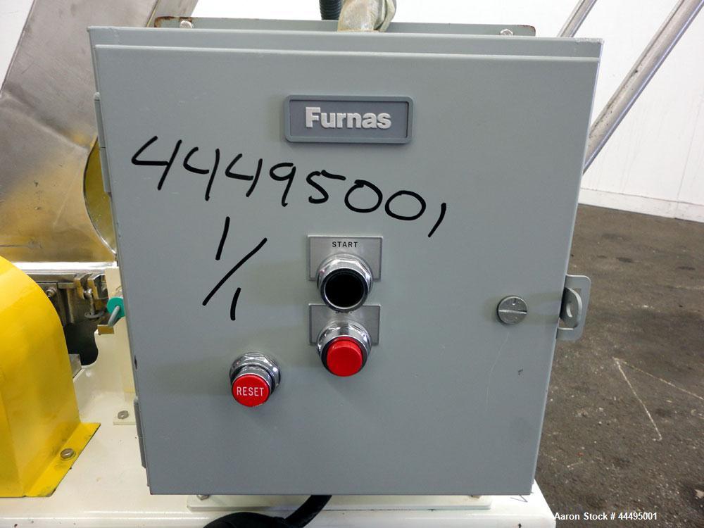 Used Fitzpatrick Fitzmill, Model DAS06, Stainless Steel. (16) Double impact fixed 410/16/20 stainless steel blades, 6” x 11” 304 stainless steel cutting chamber, 304 stainless steel feed throat with ...