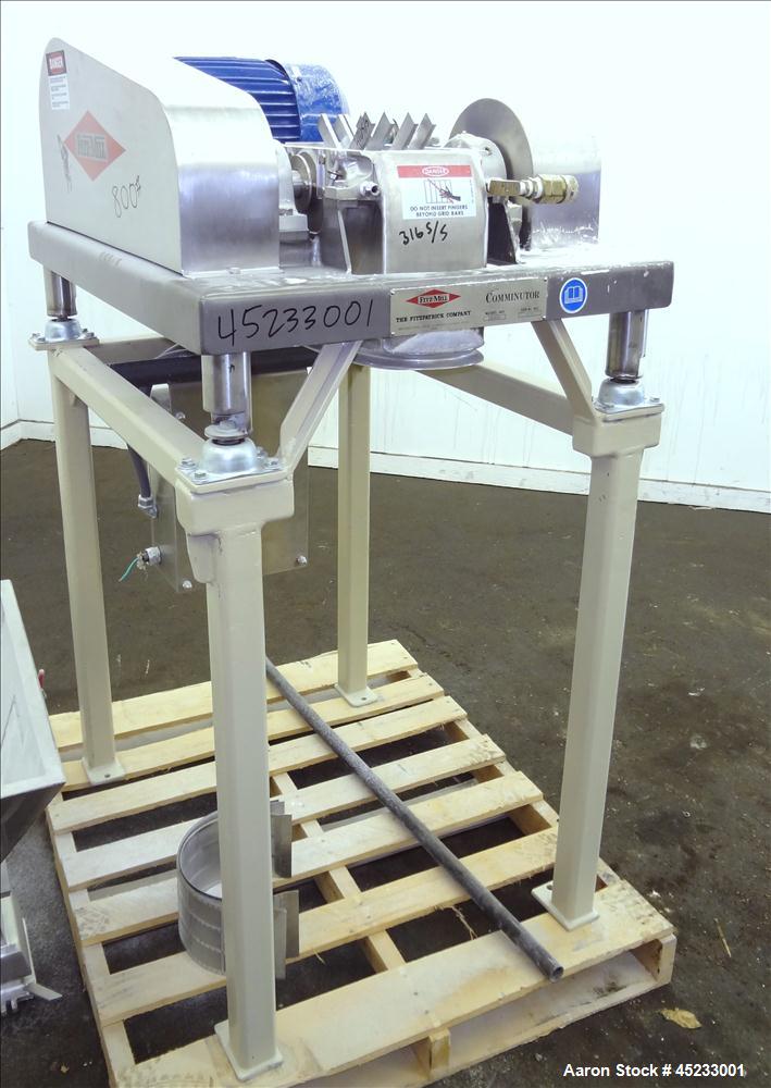 Used Stainless Steel Fitzpatrick Fitzmill, Model DASO6