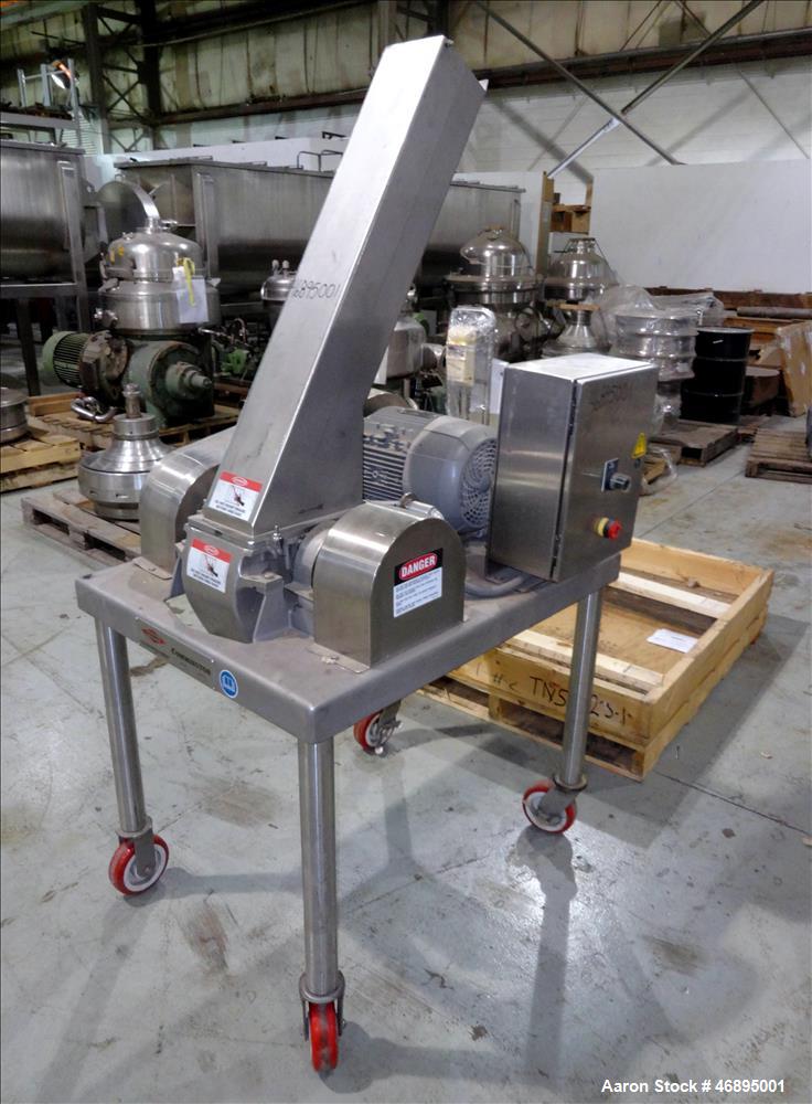 Used Fitzpatrick Fitzmill, Model DAS06, 316 Stainless Steel.