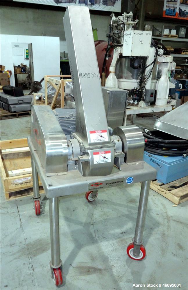 Used Fitzpatrick Fitzmill, Model DAS06, 316 Stainless Steel.