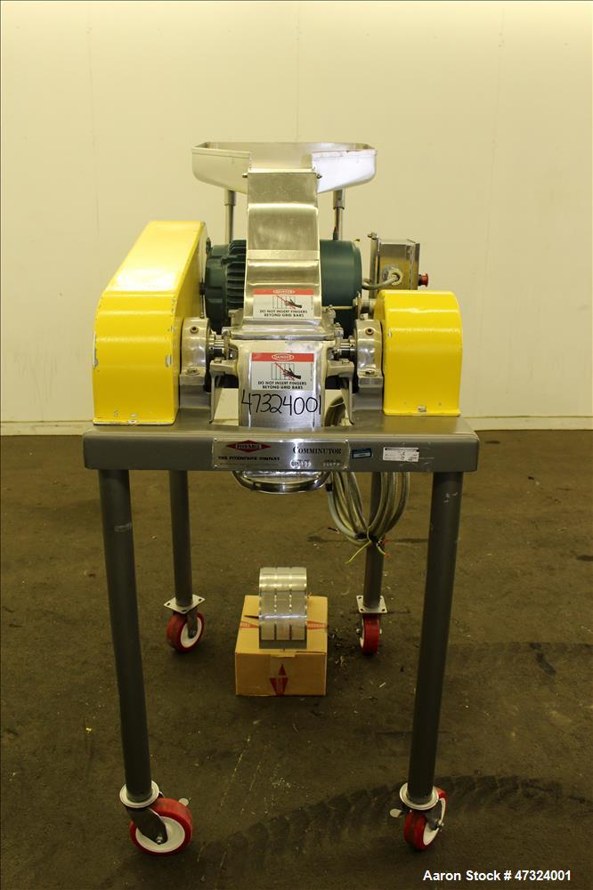 Used Fitzpatrick Fitzmill, Model DAS06, 316 Stainless Steel.