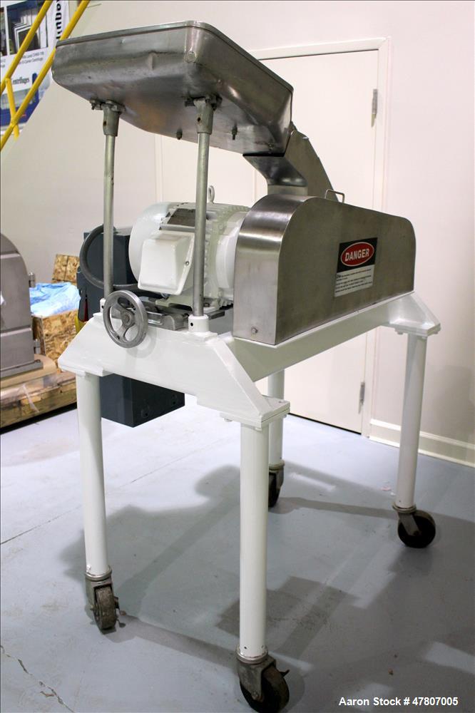 Used Fitzpatrick Model DAS06 Fitzmill, 304 Stainless Steel.