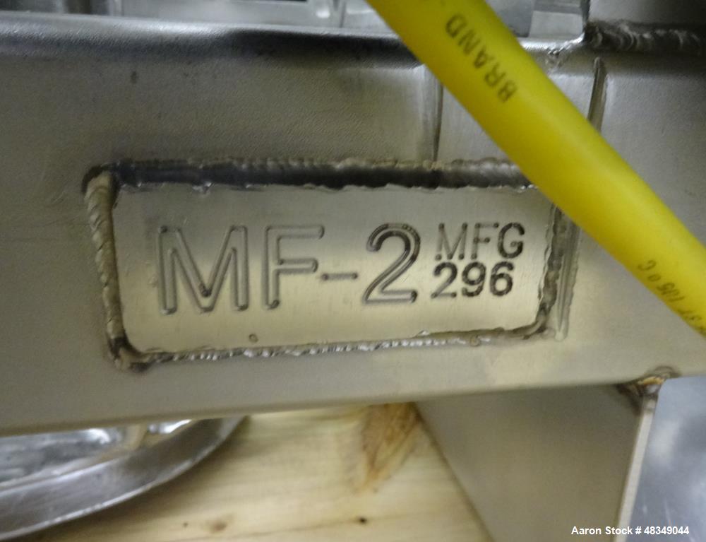 Used Fitzpatrick Fitzmill, Model DAO-6, 304 Stainless Steel.