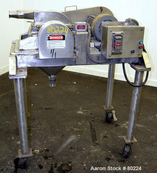 Used Stainless Steel Fitzpatrick Fitzmill, Model DAS06