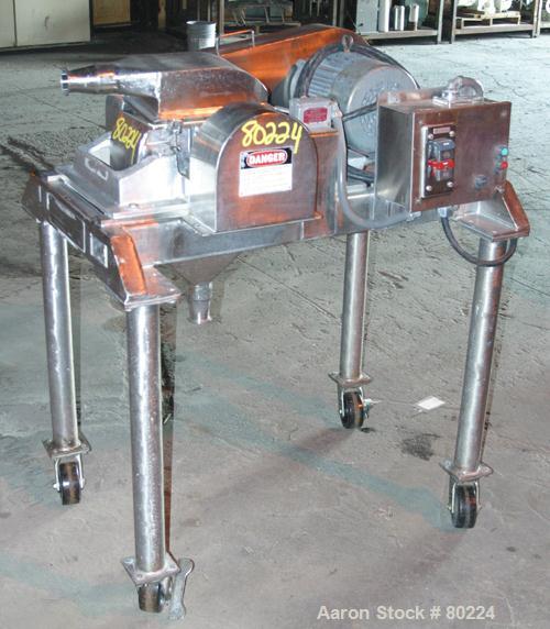 Used Stainless Steel Fitzpatrick Fitzmill, Model DAS06