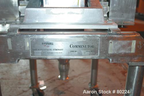 Used Stainless Steel Fitzpatrick Fitzmill, Model DAS06