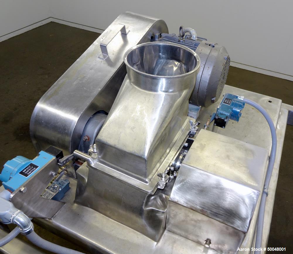 Used Fitzpatrick Fitzmill, Model DASO6, 316 Stainless Steel.