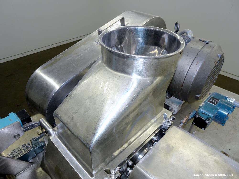 Used Fitzpatrick Fitzmill, Model DASO6, 316 Stainless Steel.