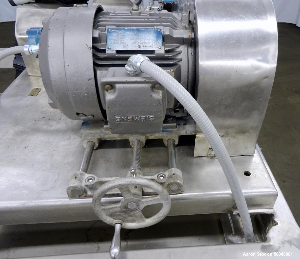 Used Fitzpatrick Fitzmill, Model DASO6, 316 Stainless Steel.