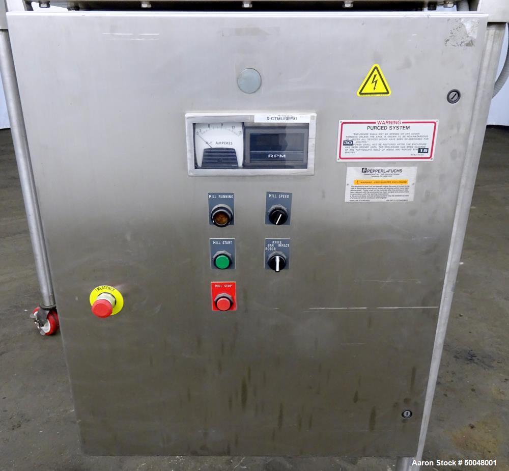 Used Fitzpatrick Fitzmill, Model DASO6, 316 Stainless Steel.