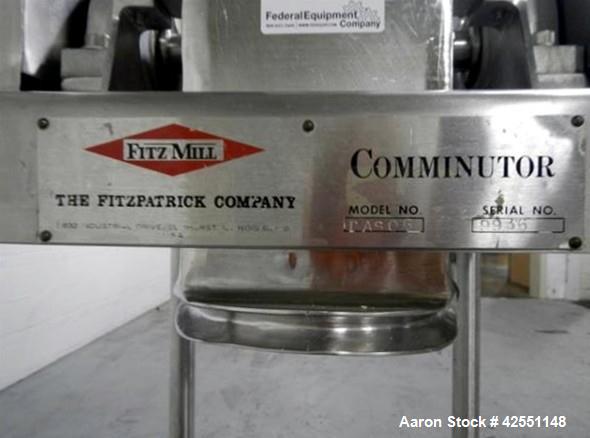Used Stainless Steel Fitzmill, Model DASO6