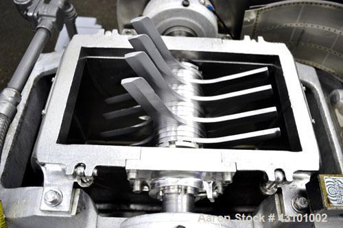 Used Fitzpatrick Fitzmill, Model DASO6, 304 Stainless Steel.(16) Fixed impact/knife 410/16/20 stainless steel blades.6" x 11" Cutting chamber, gravity feed throat with pan, missing transition piece f...