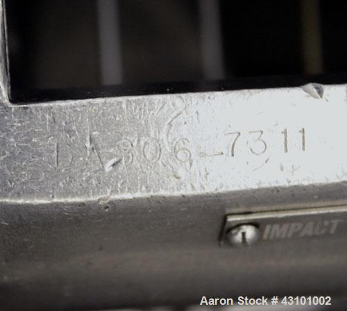Used Fitzpatrick Fitzmill, Model DASO6, 304 Stainless Steel.(16) Fixed impact/knife 410/16/20 stainless steel blades.6" x 11" Cutting chamber, gravity feed throat with pan, missing transition piece f...