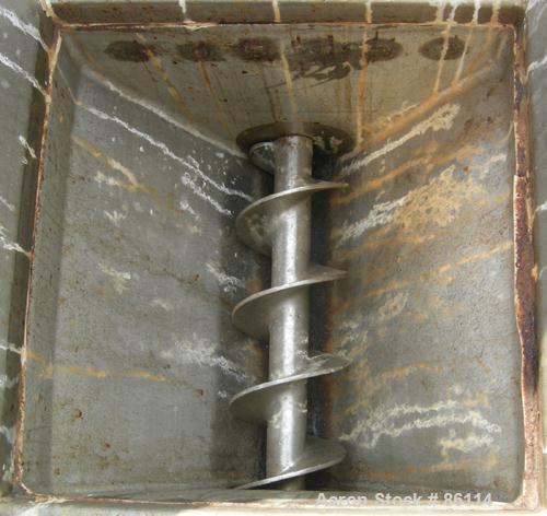 USED: Fitzpatrick Fitzmill, model DASO-6, 304 stainless steel. 16 fixed impact/knife blades, 6" x 11" cutting chamber, 4" diameter feed screw with hopper, driven by an approx 1/4 hp varispeed motor. ...
