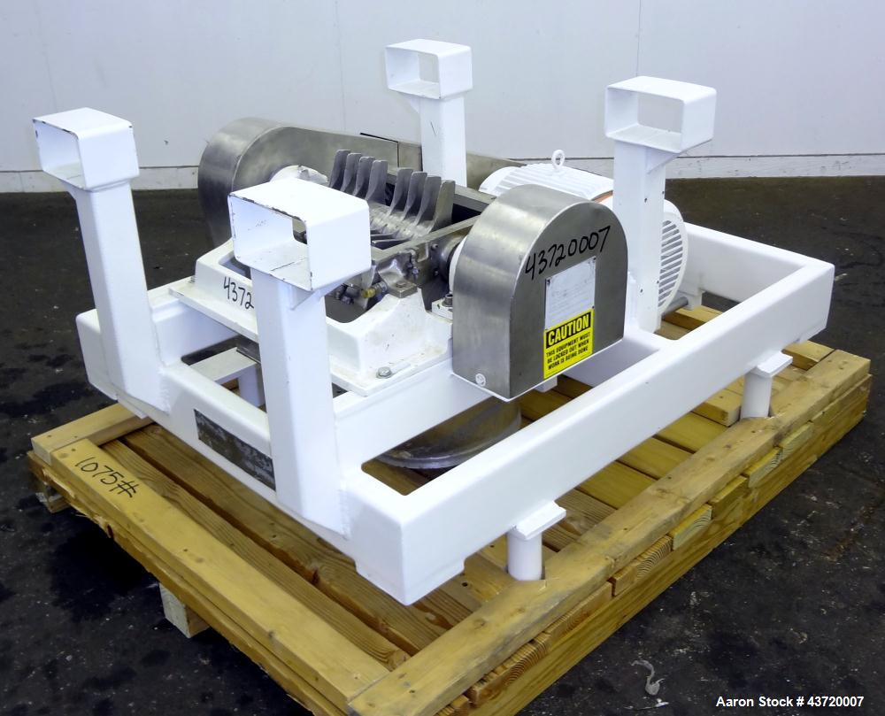 Used Fitzpatrick Fitzmill, Model DKASO12, Stainless Steel. (32) Impact/knife fixed 410/16/20 stainless steel blades, 11" x 13" 316 stainless steel cutting chamber. Missing feed throat and bottom scre...