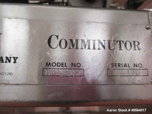 Used Fitzpatrick Fitzmill, Model DKAS012.