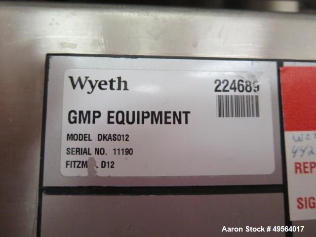 Used Fitzpatrick Fitzmill, Model DKAS012.