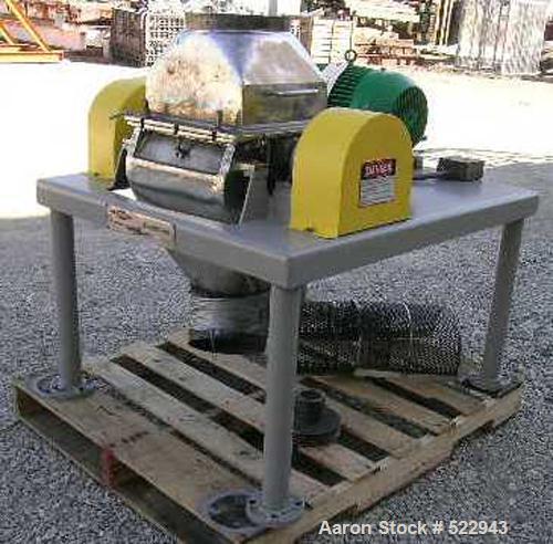 USED: Fitzpatrick Fitzmill comminutor, stainless steel, model DKAS012.10" diameter inlet, Hawker Siddeley 10 hp motor, 1730 rpm, 230/460volt TEFV. Reported in good condition.