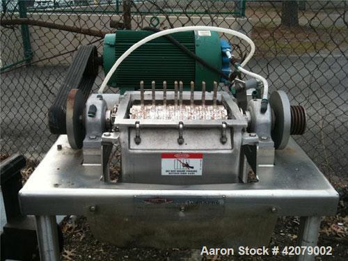 Used Fitzpatrick Fitzmill, Model DKASO-12, Comminutor, stainless steel.  Direct vertical feed.  20 hp Marathon Electric motor.