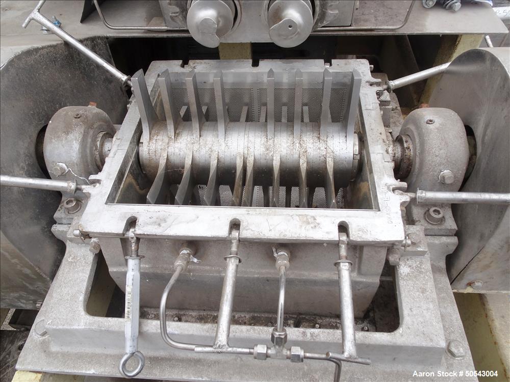 Used Fitzpatrick Fitzmill, Model DKASO-12, 316 Stainless Steel.
