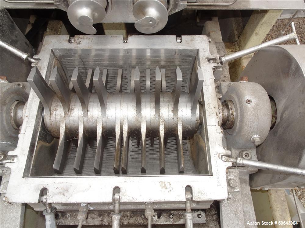 Used Fitzpatrick Fitzmill, Model DKASO-12, 316 Stainless Steel.