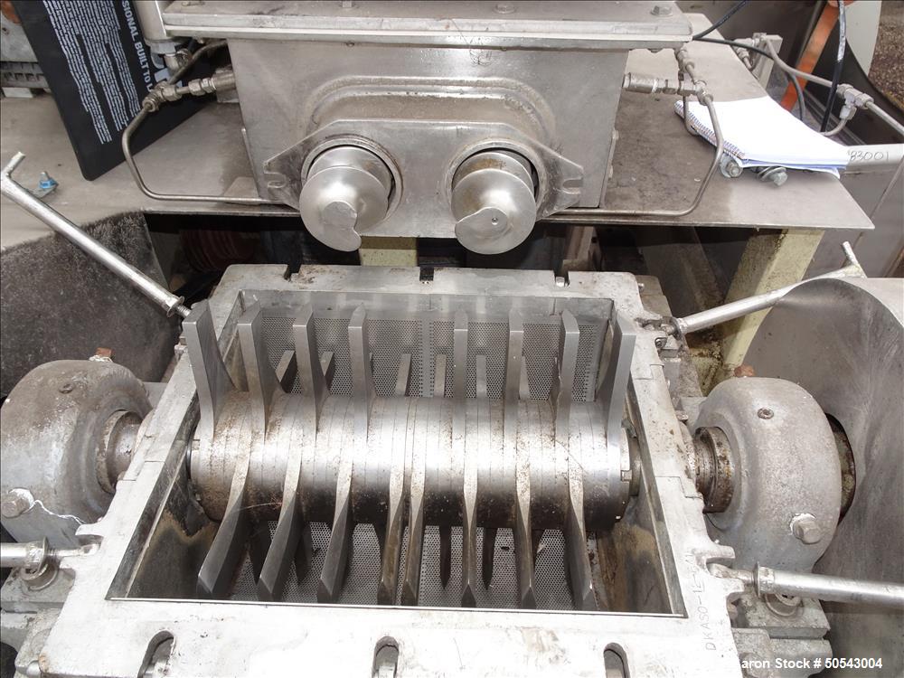 Used Fitzpatrick Fitzmill, Model DKASO-12, 316 Stainless Steel.