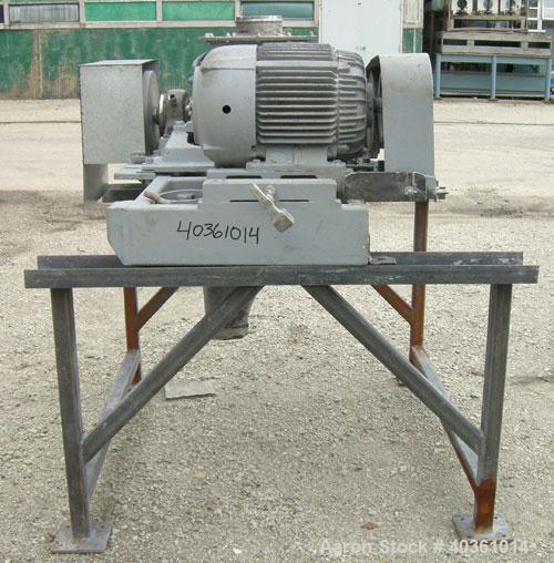 Used Fitzpatrick Fitzmill, Model DKASO12, 316 Stainless Steel. (24) 410 Stainless steel fixed double knife blades. 11" x 13" cutting chamber, bottom screen. Gravity fed feed throat, water cooled bear...