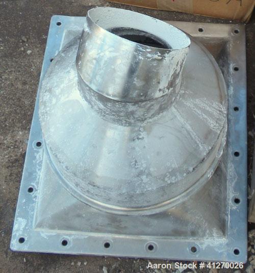 Used Fitzpatrick Fitzmill, Model DKASO12, 316 Stainless Steel. (32) double sided knife fixed 410 stainless steel blades, 11" x 13" cutting chamber, gravity feed hopper, bottom screen with discharge c...