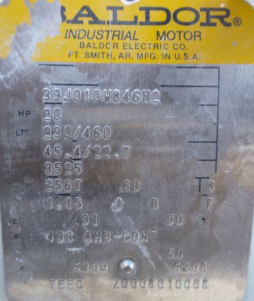 Used Fitzpatrick Fitzmill, Model DKASO12, 316 Stainless Steel. (32) double sided knife fixed 410 stainless steel blades, 11" x 13" cutting chamber, gravity feed hopper, bottom screen with discharge c...