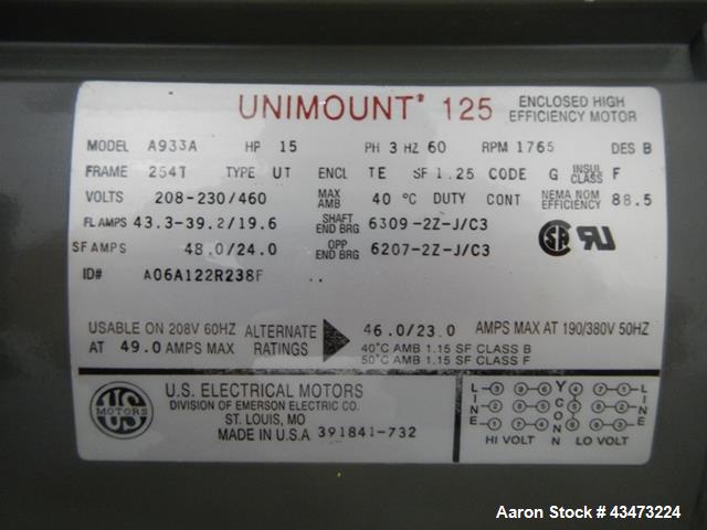 Used Stainless Steel DKASO12 Fitzmill