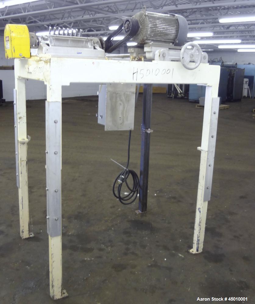 Used Fitzpatrick Fitzmill, Model DKASO12, Stainless Steel.  (32) Impact/knife fixed 410/16/20 stainless steel blades, 11" x 13" 316 stainless steel cutting chamber.  Missing feed throat, bottom scree...