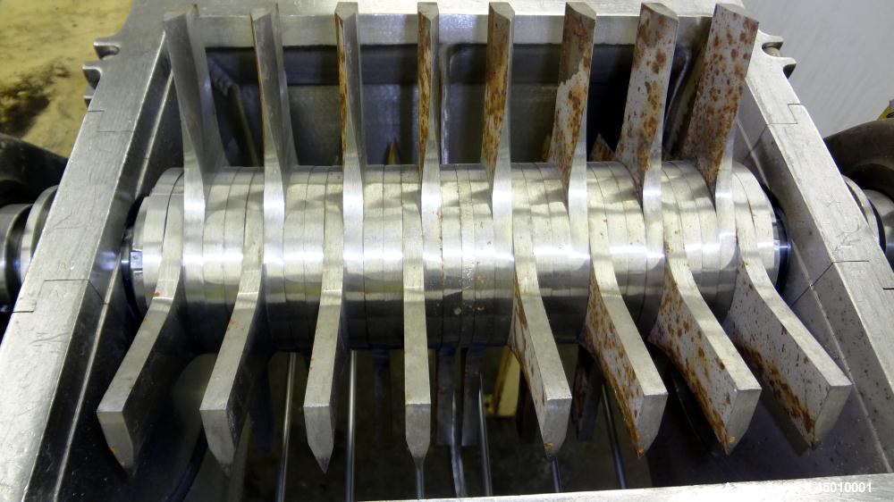 Used Fitzpatrick Fitzmill, Model DKASO12, Stainless Steel.  (32) Impact/knife fixed 410/16/20 stainless steel blades, 11" x 13" 316 stainless steel cutting chamber.  Missing feed throat, bottom scree...