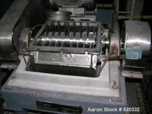 USED: Fitzpatrick DKASO12 mill. Stainless steel contact parts.Impact style blades, 15 hp motor, belt driven.
