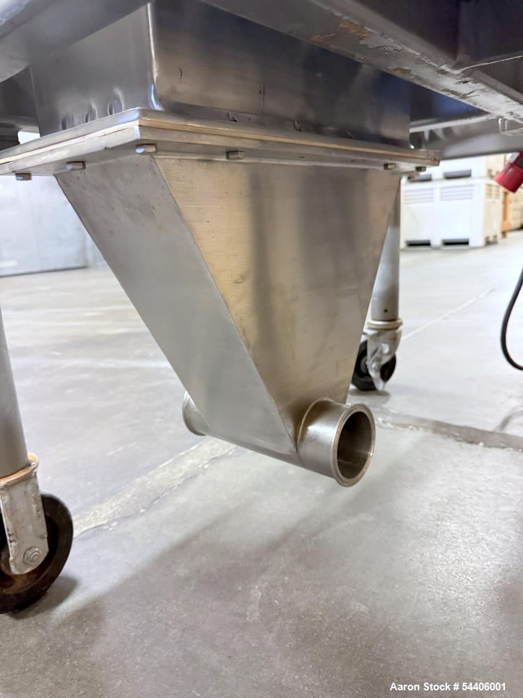 Used Fitzpatrick FitzMill DKASO6 – Stainless Steel Hammer Mill with Screw Feeder & Explosion Proof Motor