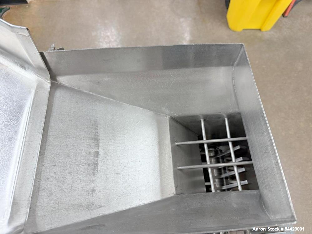 Used Fitzpatrick Fitzmill Model D Hammer Mill on Mobile Frame with 7.5 HP Motor