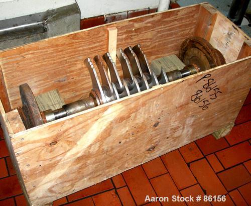 Used Fitzpatrick Fitzmill, Model FASO12, Stainless Steel. 24 fixed impact/knife blades. 13" x 11" cutting chamber, no feed throat. Driven by a 30 HP, 3/60/230/460 Volt, 3520 RPM motor. Mounted on a c...