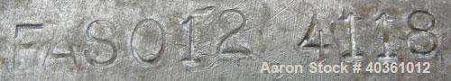 Used Fitzpatrick Fitzmill, Model FASO12, 316 Stainless Steel. (24) 410 Stainless steel fixed double knife blades. 11" x 13" jacketed cutting chamber, bottom screen. Gravity fed 304 stainless steel fe...