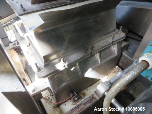 Used Fitzpatrick SPV-FASO20-SSB Mill. 316 stainless steel on product contact parts with stainless steel 304 on base plate. (48) cutting knives. maximum cutting speed 3000 rpm. Feed opening width 20" ...