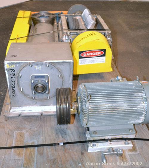 Used Fitzpatrick Fitzmill, Model FASO20, 316 Stainless Steel. (48) Knife/Impcat fixed 410/16/20 stainless steel blades, 15" x 20" cutting chamber, gravity feed hopper with a side mounted tubular 304 ...