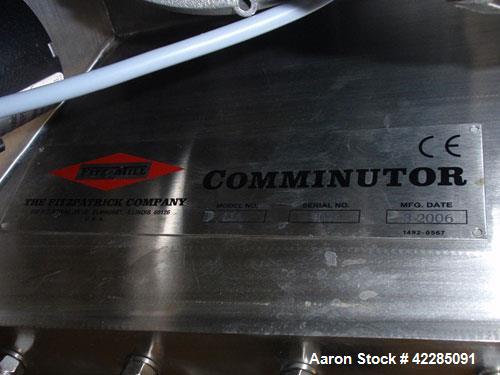 Used Stainless Steel Fitzpatrick Fitzmill, Model L1A