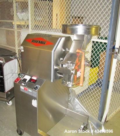 Used- Fitzpatrick Fitzmill, Model M5A. Pan feed with controls, serial# 2033.