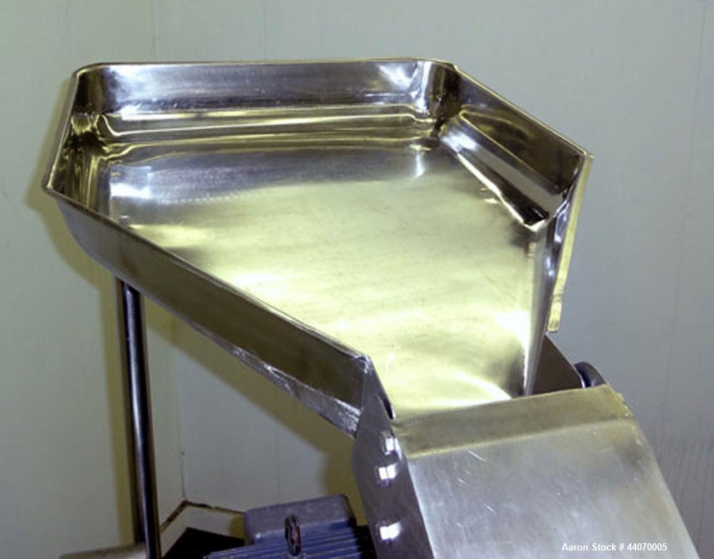 Used O’Hara Fitz Type Hammer Mill, Model M1000, Stainless Steel. Approximate 6” x 11” feed, 304 stainless steel gravity feed throat with 304 stainless steel pan. (16) Knife/impact swinging 316 stainl...